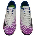 کفش ورزشی سالنی مردانه رویه خارجی مدل ویپور رنگ سفید بنفش