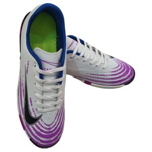 کفش ورزشی سالنی مردانه رویه خارجی مدل ویپور رنگ سفید بنفش
