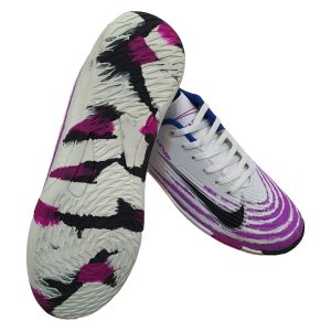 کفش ورزشی سالنی مردانه رویه خارجی مدل ویپور رنگ سفید بنفش