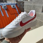 کفش کتونی اسپرت زنانه و دخترانه طرح نایک (Nike) رنگ سفید قرمز مدل ونس | کد 1096