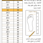 سایز بندی کفش