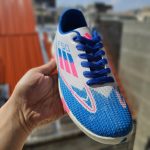 کفش ورزشی فوتسال، سالنی و پیاده‌روی مردانه و پسرانه مدل F50 - سفید آبی